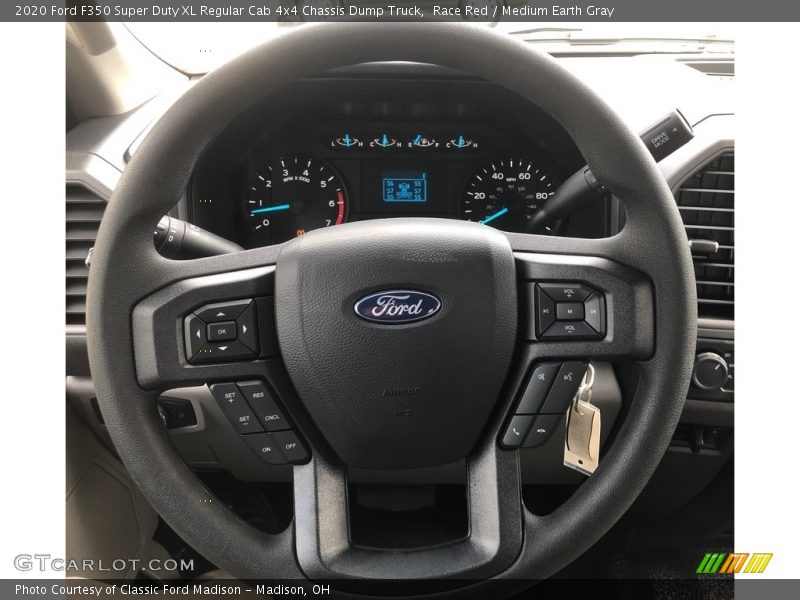 Race Red / Medium Earth Gray 2020 Ford F350 Super Duty XL Regular Cab 4x4 Chassis Dump Truck