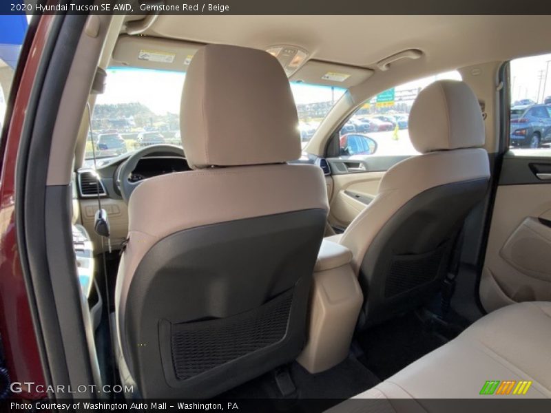 Gemstone Red / Beige 2020 Hyundai Tucson SE AWD
