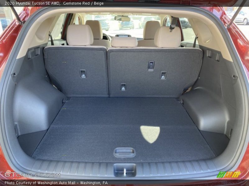 Gemstone Red / Beige 2020 Hyundai Tucson SE AWD