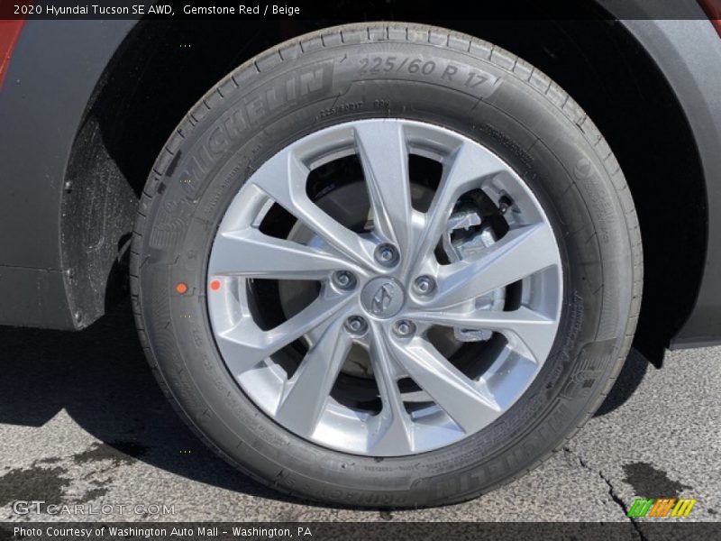 Gemstone Red / Beige 2020 Hyundai Tucson SE AWD