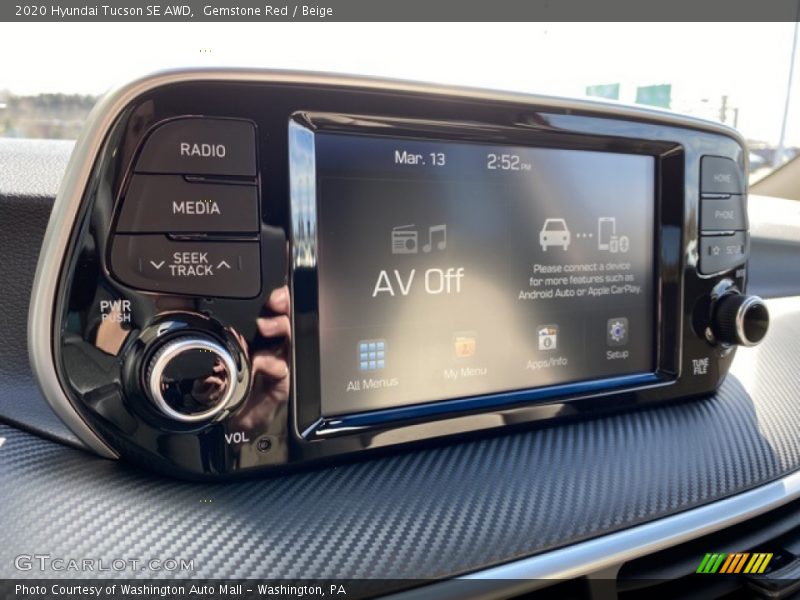 Gemstone Red / Beige 2020 Hyundai Tucson SE AWD