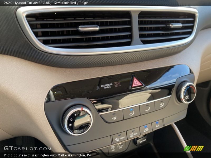 Gemstone Red / Beige 2020 Hyundai Tucson SE AWD