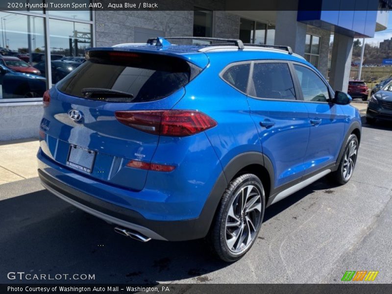 Aqua Blue / Black 2020 Hyundai Tucson Sport AWD