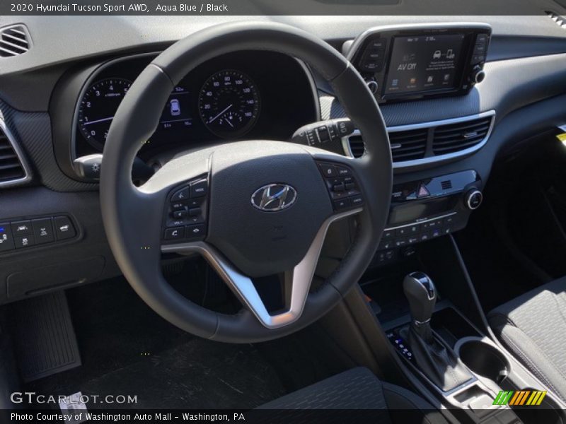 Aqua Blue / Black 2020 Hyundai Tucson Sport AWD