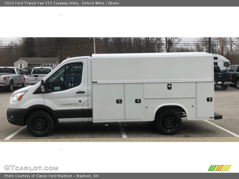 Oxford White / Ebony 2020 Ford Transit Van 350 Cutaway Utility