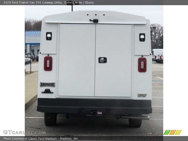 Oxford White / Ebony 2020 Ford Transit Van 350 Cutaway Utility