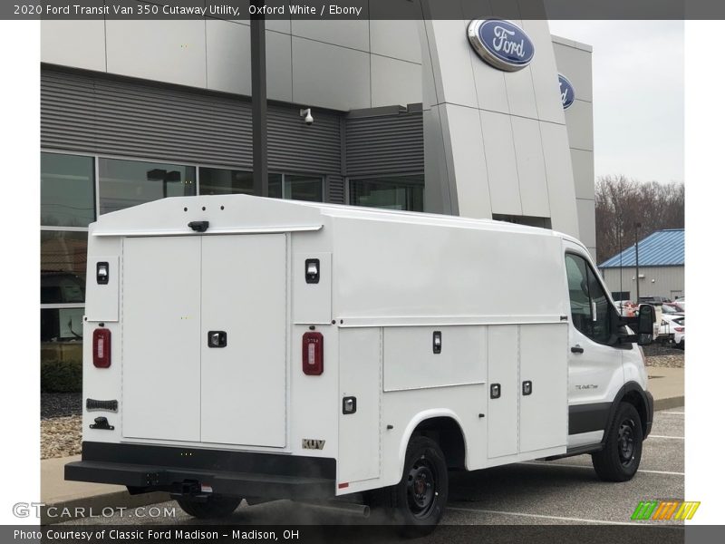 Oxford White / Ebony 2020 Ford Transit Van 350 Cutaway Utility
