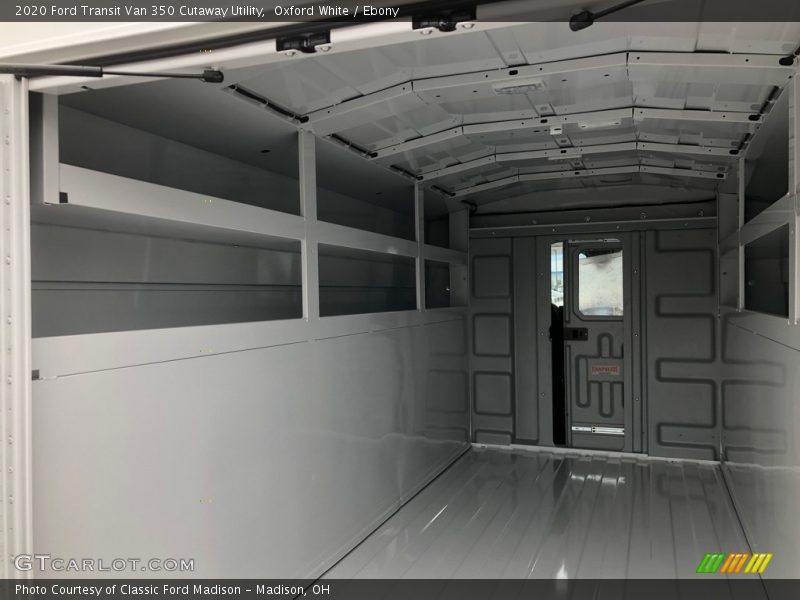 Oxford White / Ebony 2020 Ford Transit Van 350 Cutaway Utility