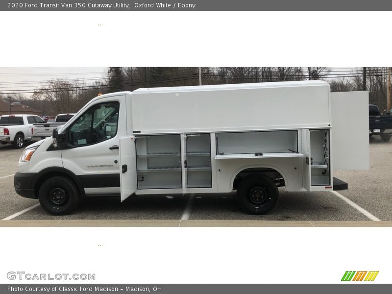 Oxford White / Ebony 2020 Ford Transit Van 350 Cutaway Utility