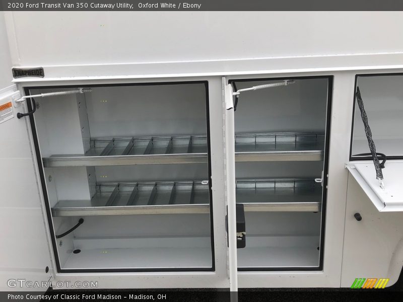 Oxford White / Ebony 2020 Ford Transit Van 350 Cutaway Utility