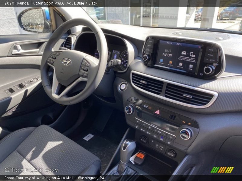 Aqua Blue / Black 2020 Hyundai Tucson Sport AWD