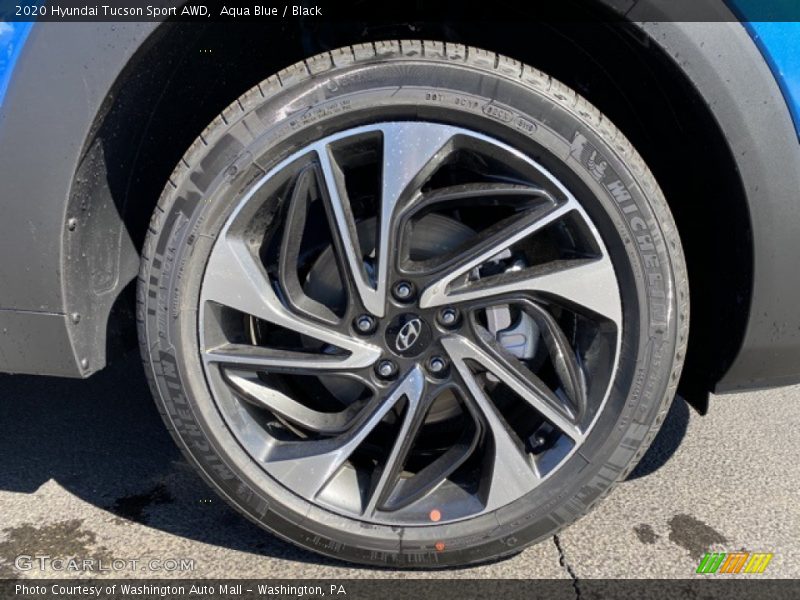 Aqua Blue / Black 2020 Hyundai Tucson Sport AWD