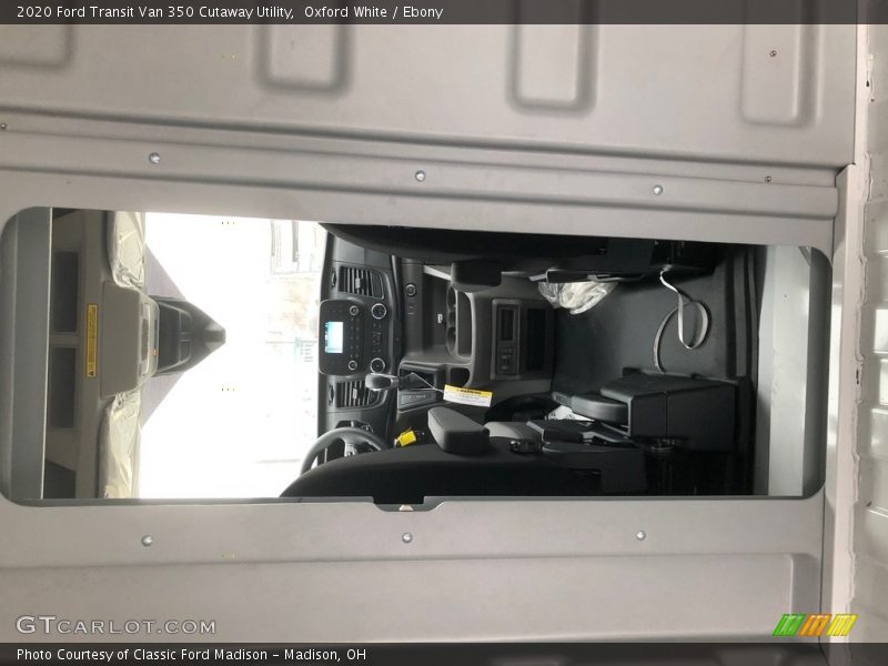 Oxford White / Ebony 2020 Ford Transit Van 350 Cutaway Utility