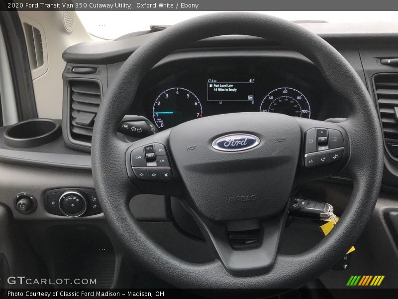 Oxford White / Ebony 2020 Ford Transit Van 350 Cutaway Utility