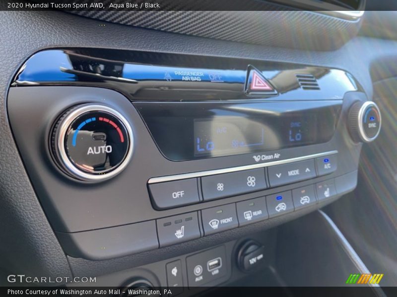 Aqua Blue / Black 2020 Hyundai Tucson Sport AWD
