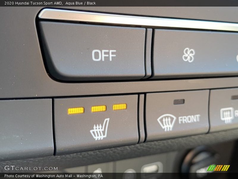 Aqua Blue / Black 2020 Hyundai Tucson Sport AWD