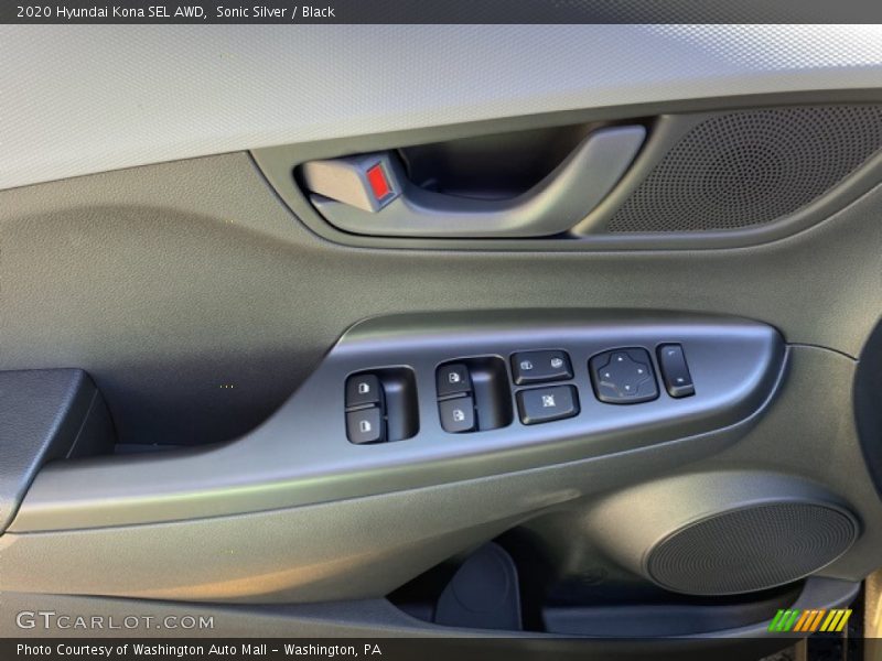Sonic Silver / Black 2020 Hyundai Kona SEL AWD
