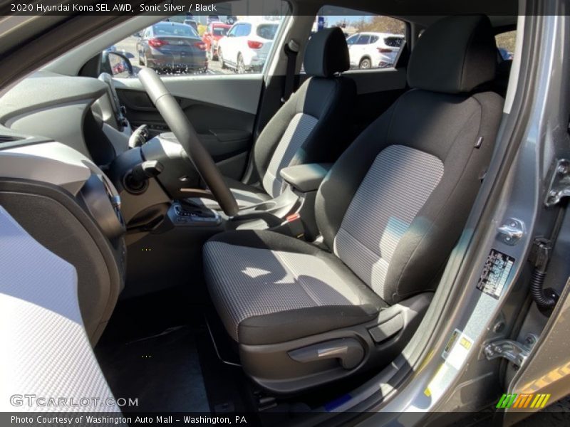 Sonic Silver / Black 2020 Hyundai Kona SEL AWD