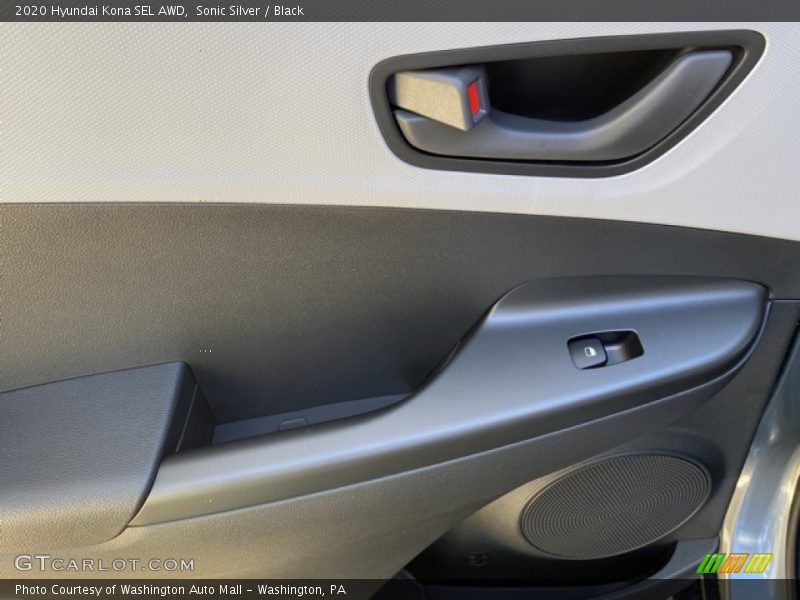 Sonic Silver / Black 2020 Hyundai Kona SEL AWD