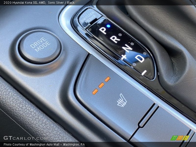Sonic Silver / Black 2020 Hyundai Kona SEL AWD