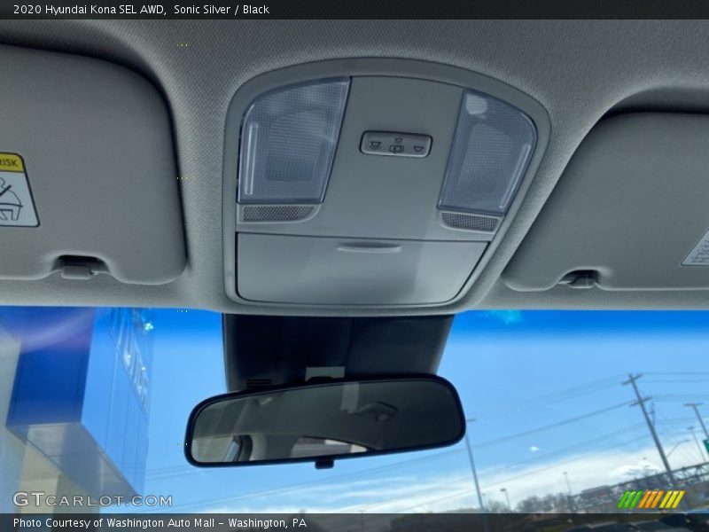 Sonic Silver / Black 2020 Hyundai Kona SEL AWD