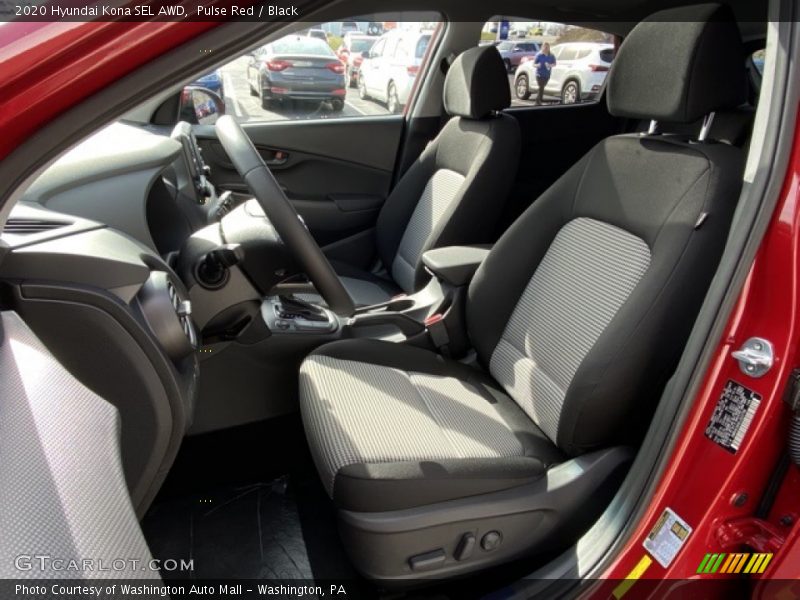 Pulse Red / Black 2020 Hyundai Kona SEL AWD