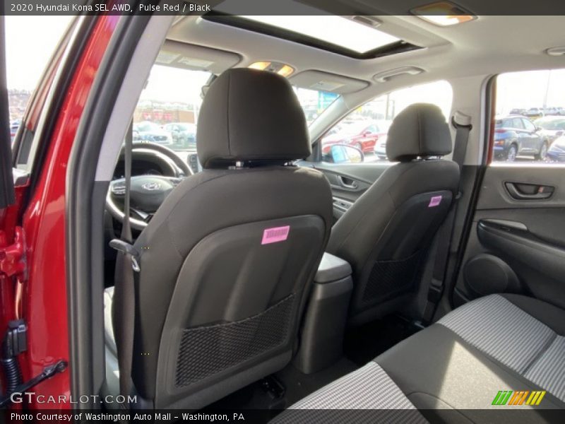 Pulse Red / Black 2020 Hyundai Kona SEL AWD