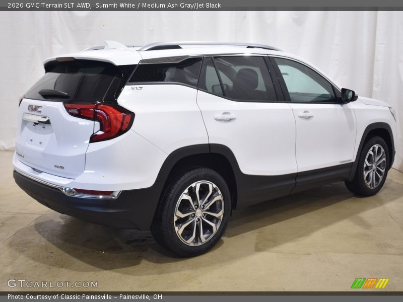 Summit White / Medium Ash Gray/Jet Black 2020 GMC Terrain SLT AWD