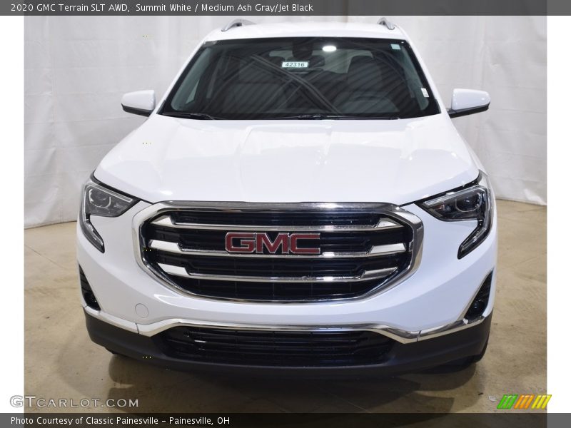 Summit White / Medium Ash Gray/Jet Black 2020 GMC Terrain SLT AWD