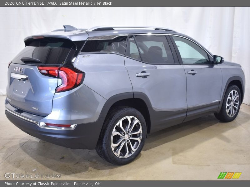 Satin Steel Metallic / Jet Black 2020 GMC Terrain SLT AWD
