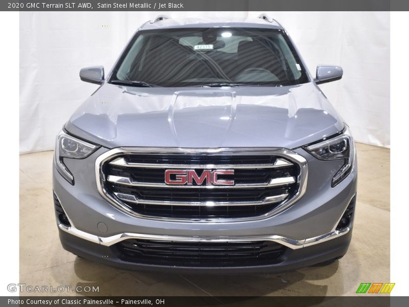Satin Steel Metallic / Jet Black 2020 GMC Terrain SLT AWD