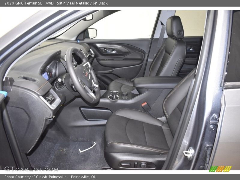 Satin Steel Metallic / Jet Black 2020 GMC Terrain SLT AWD