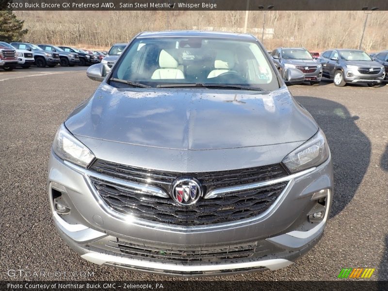 Satin Steel Metallic / Whisper Beige 2020 Buick Encore GX Preferred AWD