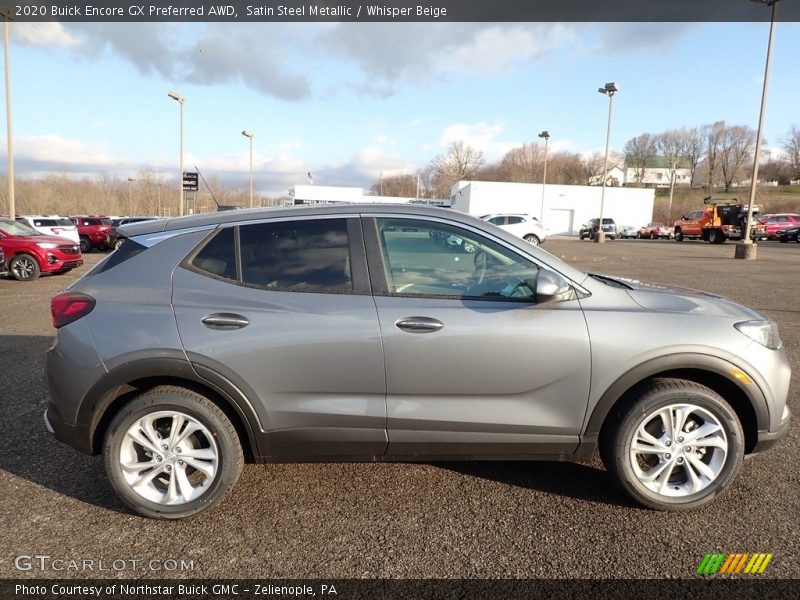 Satin Steel Metallic / Whisper Beige 2020 Buick Encore GX Preferred AWD