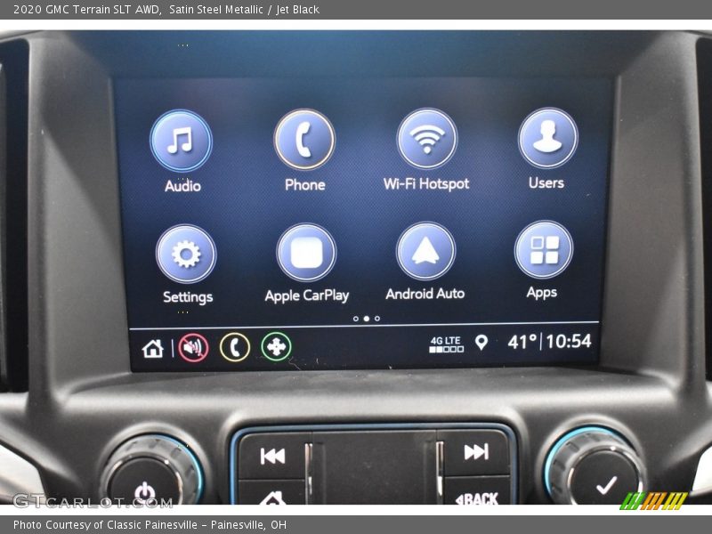 Satin Steel Metallic / Jet Black 2020 GMC Terrain SLT AWD