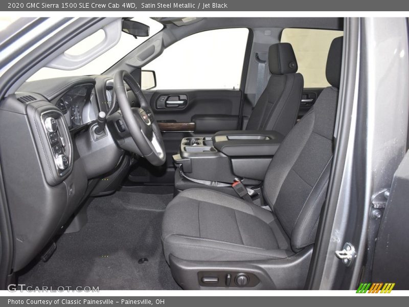 Satin Steel Metallic / Jet Black 2020 GMC Sierra 1500 SLE Crew Cab 4WD