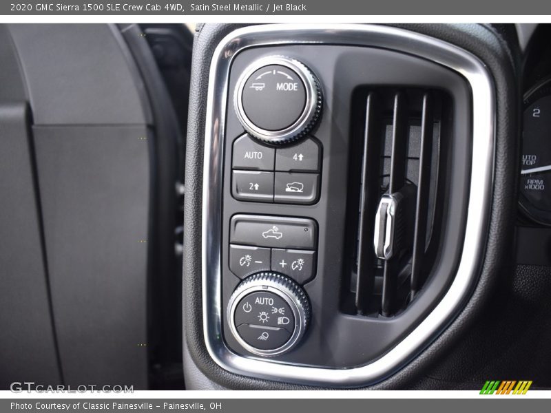 Satin Steel Metallic / Jet Black 2020 GMC Sierra 1500 SLE Crew Cab 4WD