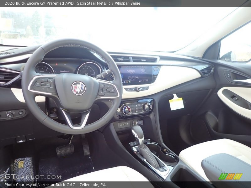 Satin Steel Metallic / Whisper Beige 2020 Buick Encore GX Preferred AWD