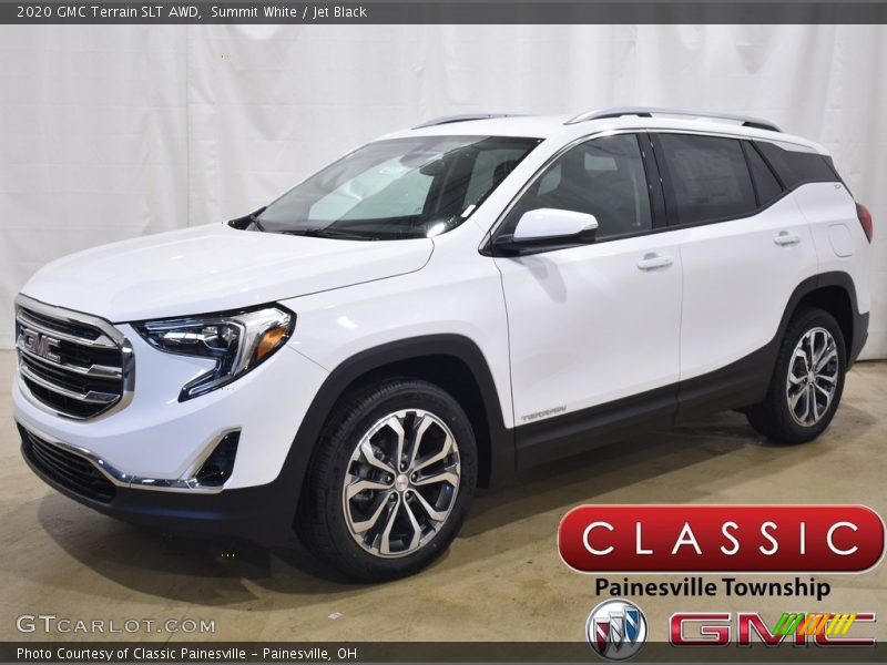 Summit White / Jet Black 2020 GMC Terrain SLT AWD