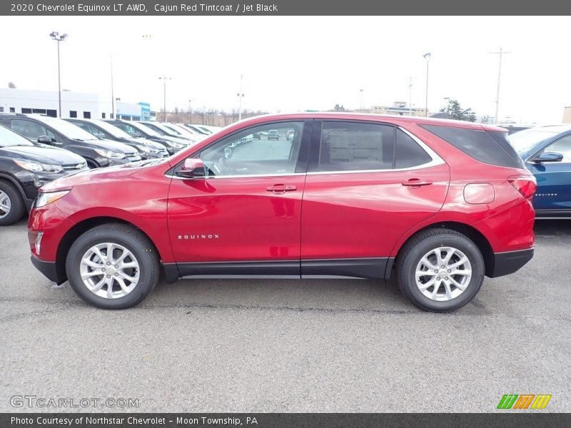 Cajun Red Tintcoat / Jet Black 2020 Chevrolet Equinox LT AWD