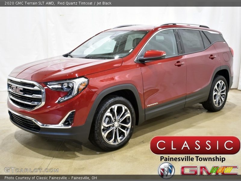Red Quartz Tintcoat / Jet Black 2020 GMC Terrain SLT AWD