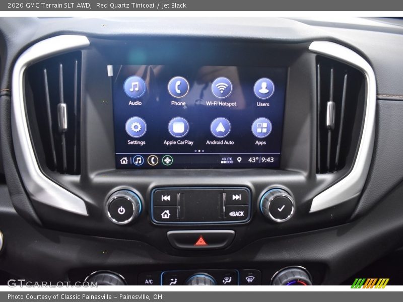 Red Quartz Tintcoat / Jet Black 2020 GMC Terrain SLT AWD