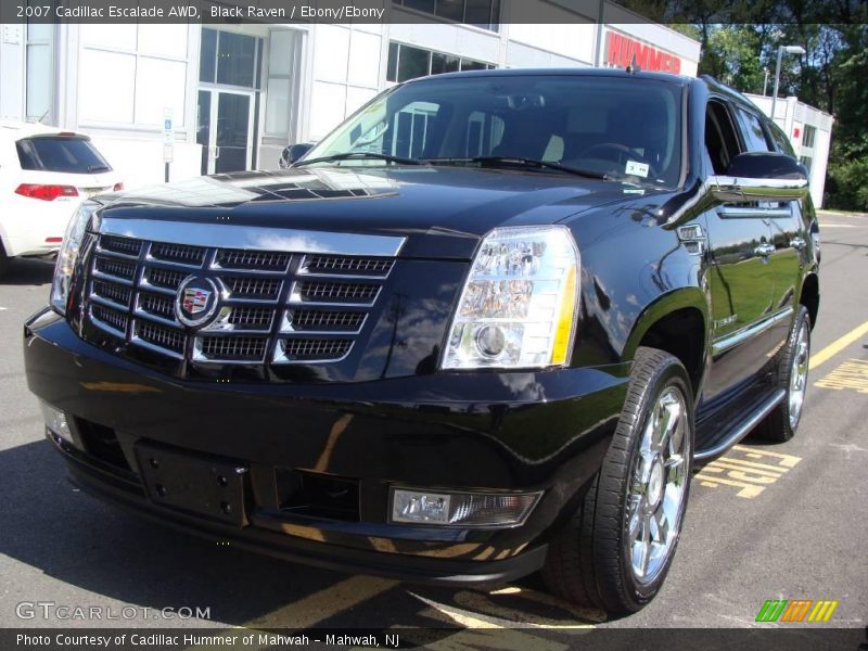 Black Raven / Ebony/Ebony 2007 Cadillac Escalade AWD