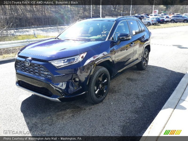 Blueprint / Black 2020 Toyota RAV4 XSE AWD Hybrid