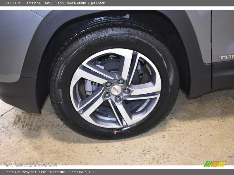 Satin Steel Metallic / Jet Black 2020 GMC Terrain SLT AWD