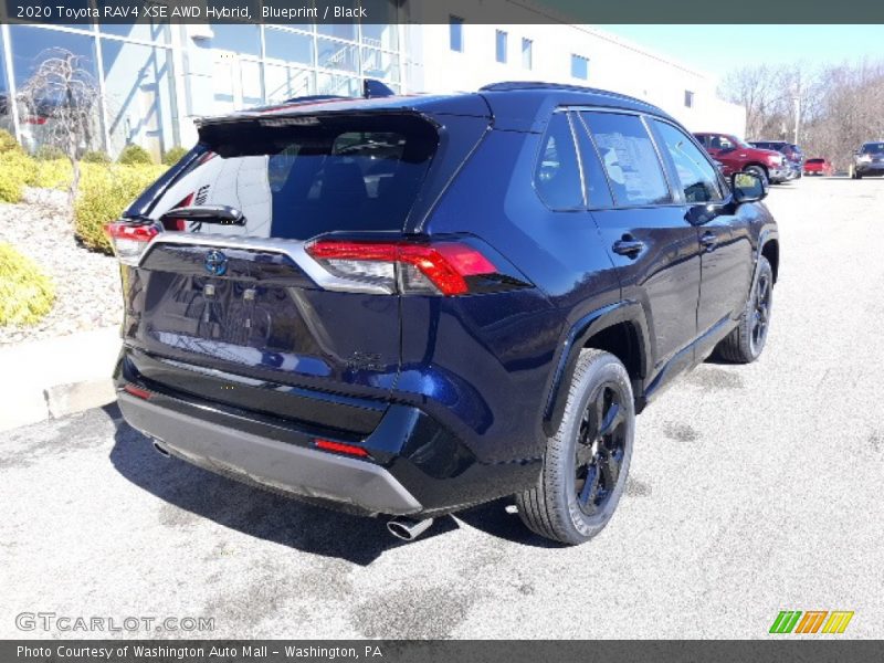 Blueprint / Black 2020 Toyota RAV4 XSE AWD Hybrid