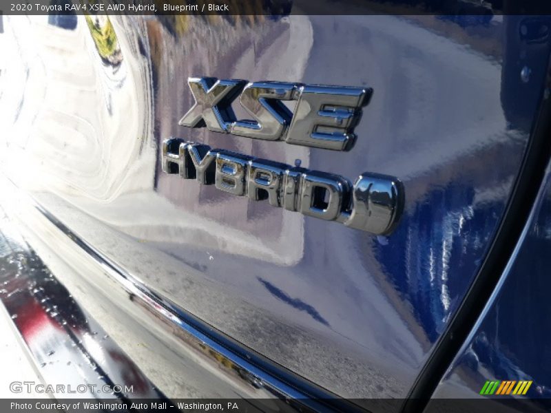 Blueprint / Black 2020 Toyota RAV4 XSE AWD Hybrid