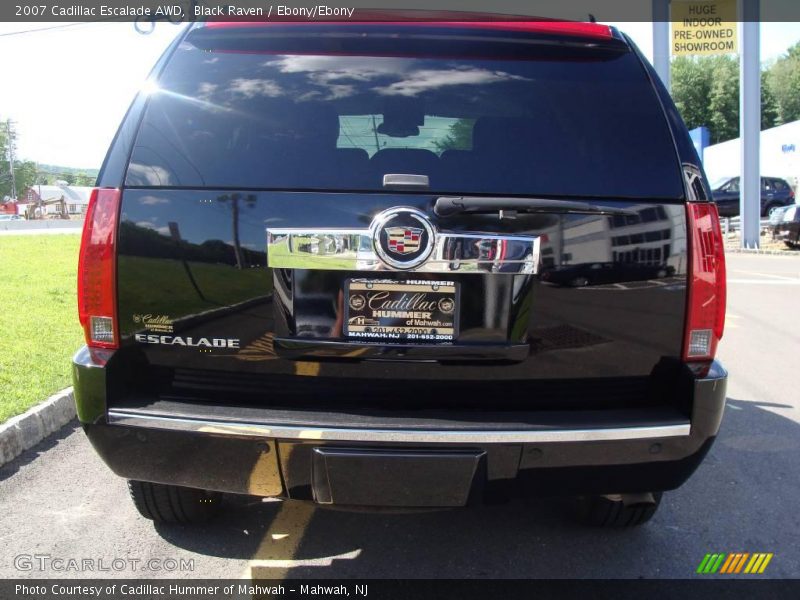Black Raven / Ebony/Ebony 2007 Cadillac Escalade AWD