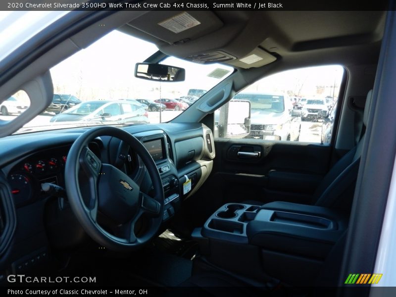 Summit White / Jet Black 2020 Chevrolet Silverado 3500HD Work Truck Crew Cab 4x4 Chassis