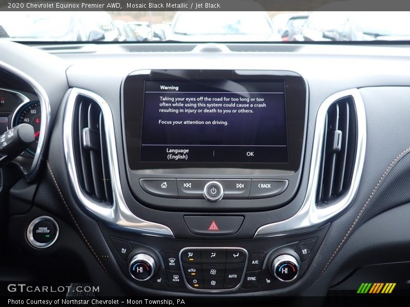 Mosaic Black Metallic / Jet Black 2020 Chevrolet Equinox Premier AWD